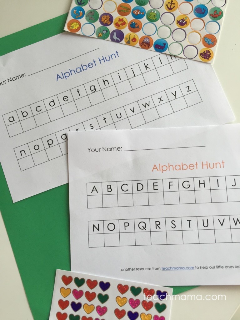 alphabet hunt: on the road abc fun