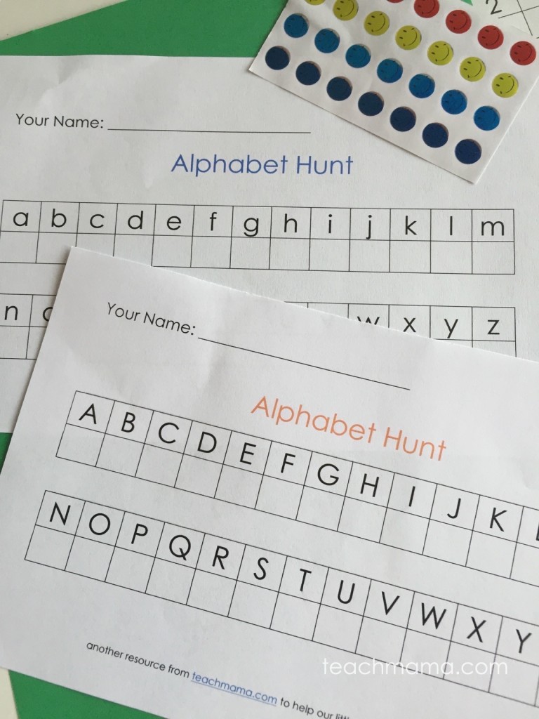 alphabet hunt: on the road abc fun