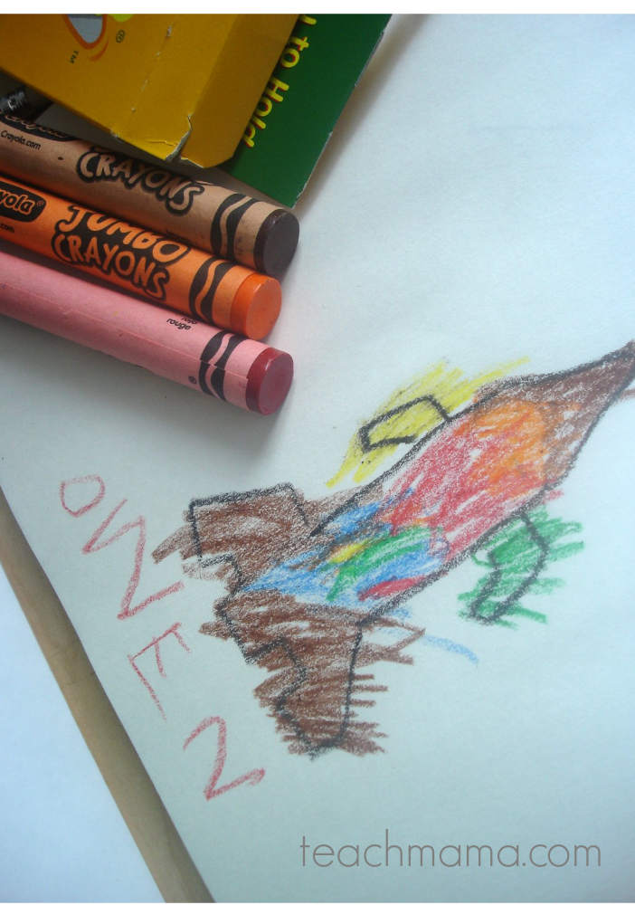 owen's got grip: using large crayons to help support tripod grip