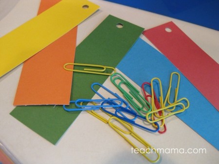 color cards and clips | fine motor fun teachmama.com