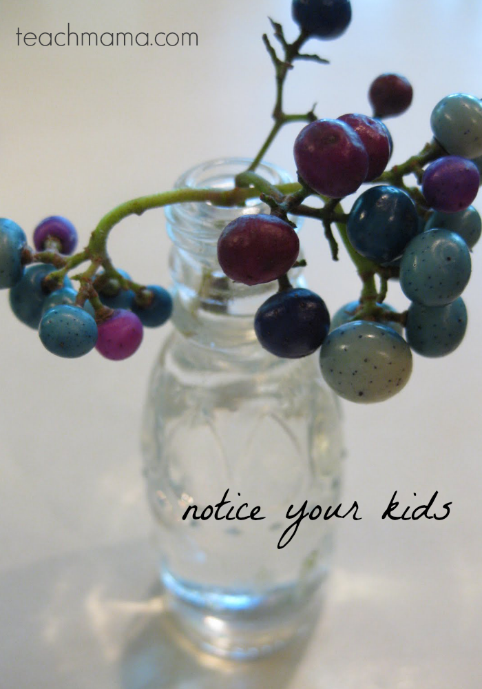 noticing your kids: little observations mean a lot from parents