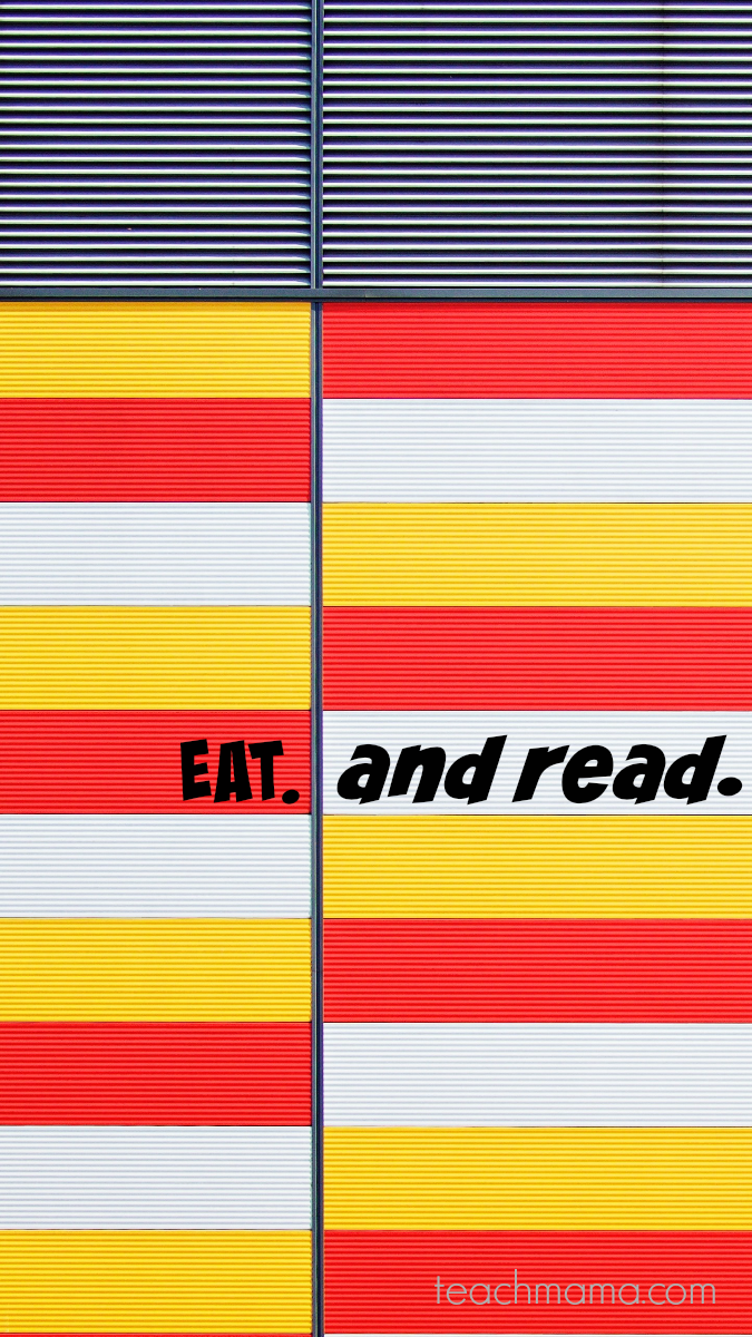 eat and read teachmama.com