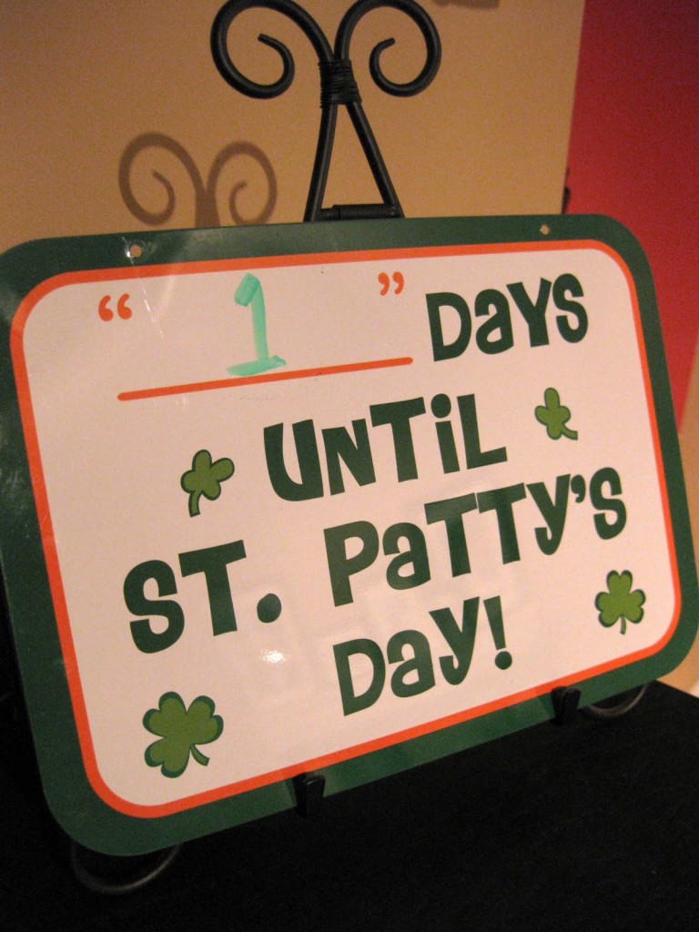 st. patty's day countdown