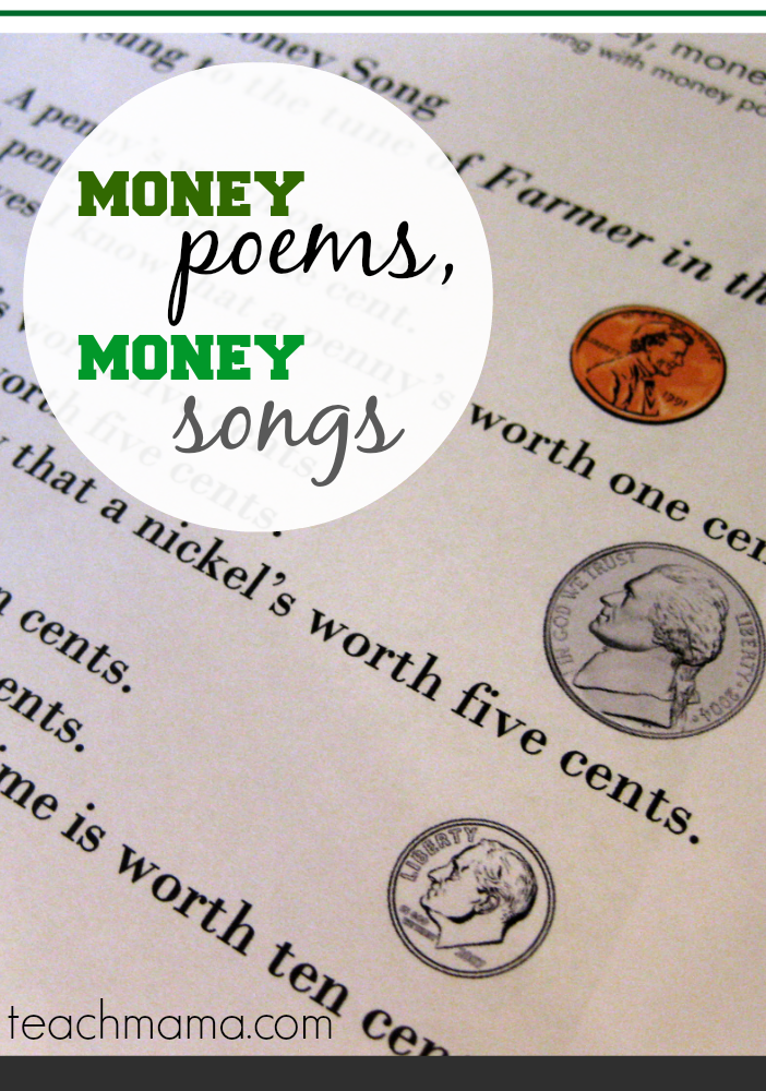 money poems, money poems  teachmama.com
