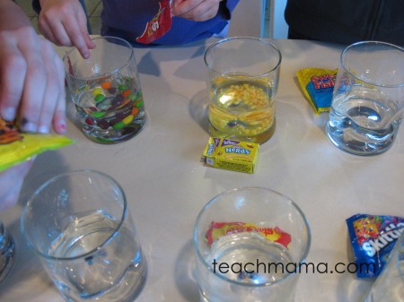 candy experiments