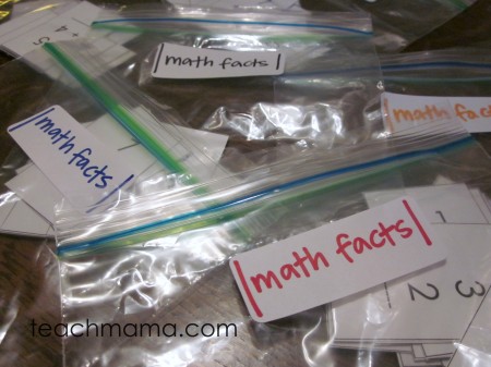 mastering math with mini math facts