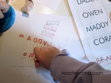 stamp to spell | early literacy and letter recognition | teachmama.com