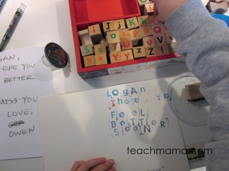 stamp to spell | teachmama.com