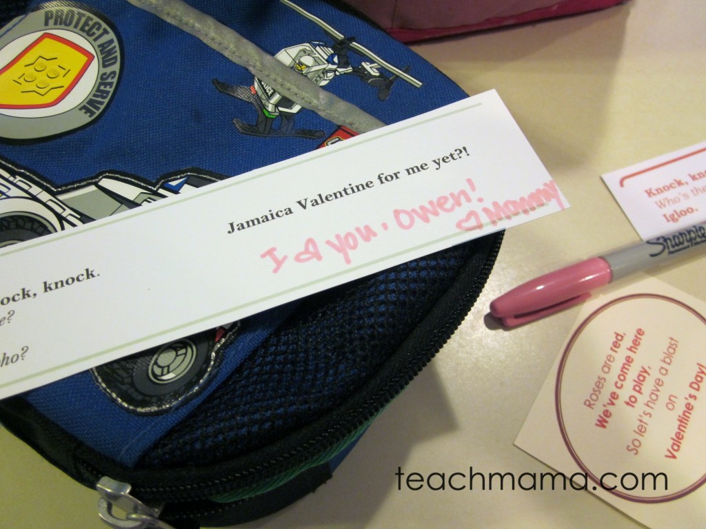 valentines day joke notes | free printables on teachmama.com