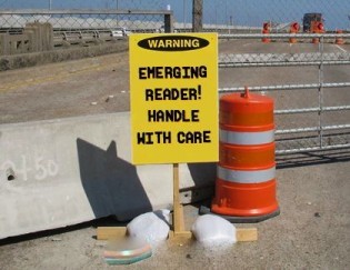 emerging reader sign