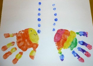 Handprint Fish