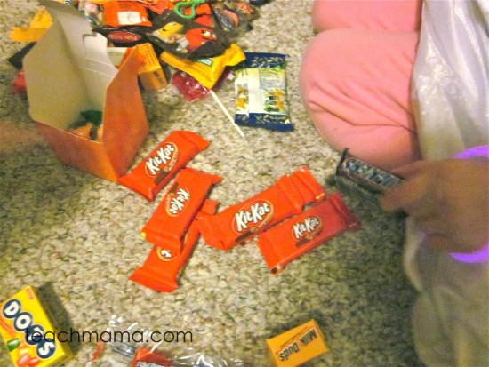 how to use halloween candy for fun learning