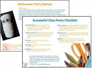Classroom Party Guide VoluneerSpot free eBook ideas