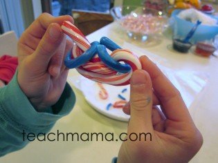 making the most of holiday clean-up, candy cane experiments