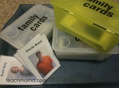 family playing cards: