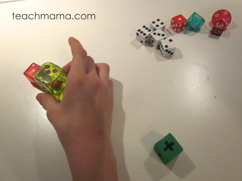math dice game