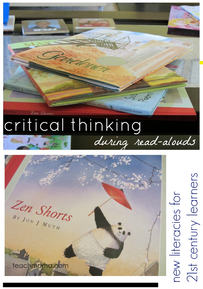 critical thinking during read alouds