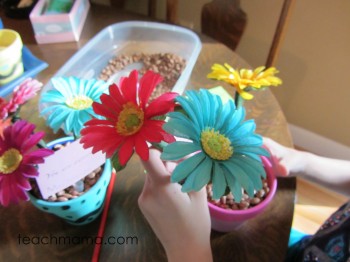 how to make flower pens