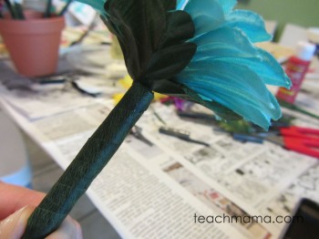 how to make flower pens