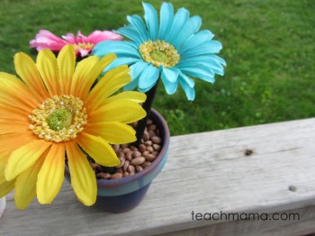 how to make flower pens