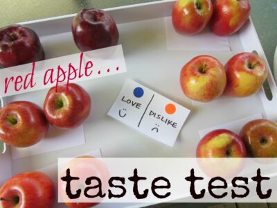 red apple taste test