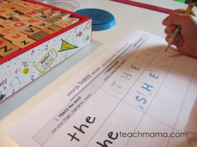 learning sight words for kindergarten
