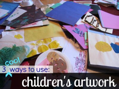 what to do with children's artwork