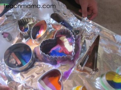 crayon melt craft for kids