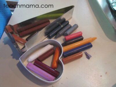 crayon melt craft for kids