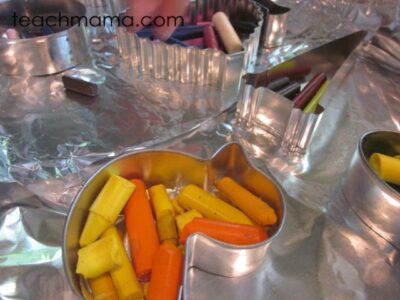 crayon melt craft for kids