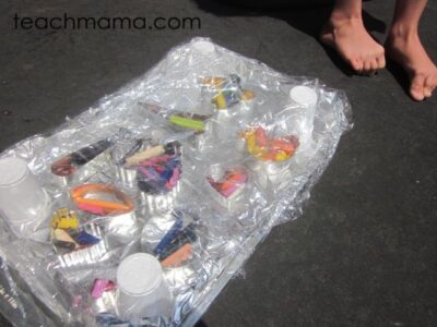 crayon melt craft for kids