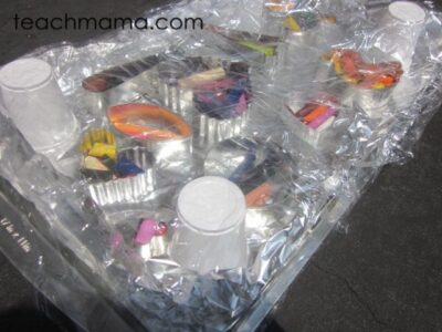 crayon melt craft for kids