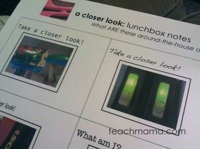wordless lunchbox riddles