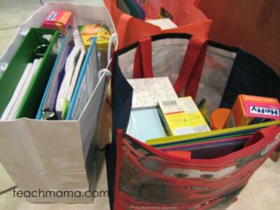 back to school shopping with kids