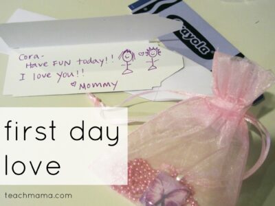 kindergarten love note necklace