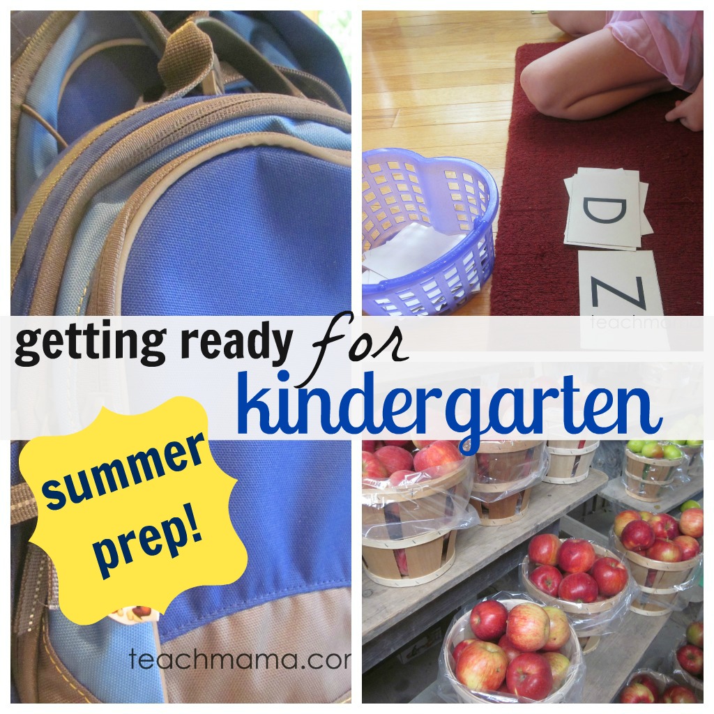 how to get your child ready for kindergarten: summertime prep