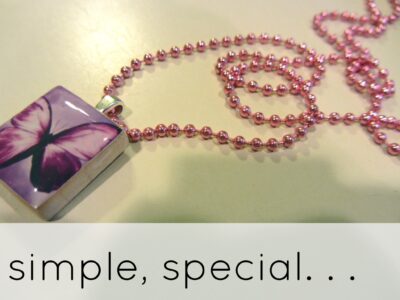 kindergarten love note necklace