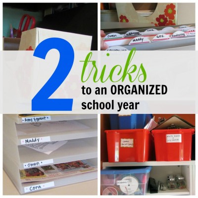 tricks to an organized school year cover