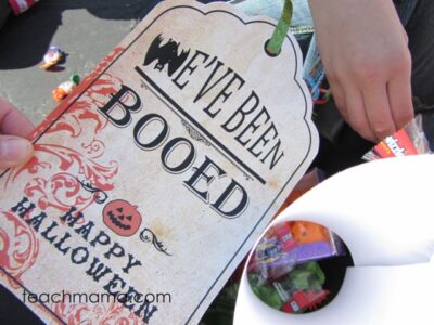 we were BOO'ed