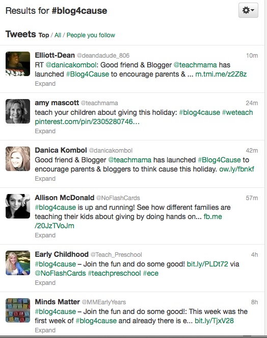 #blog4cause pinterest board