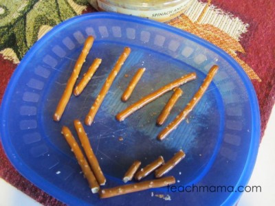 pretzel patterns learning during snacktime