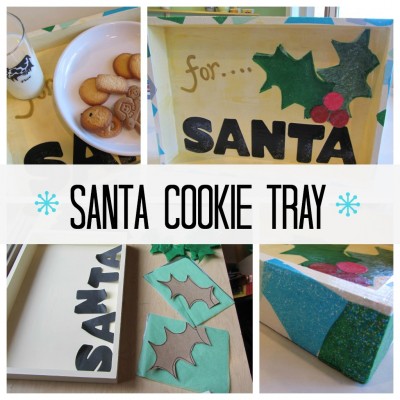 santa cookie tray 