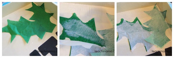 sweet homemade santa cookie tray --leaves