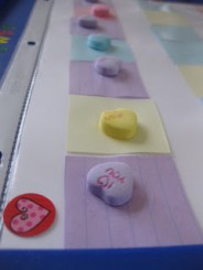 candy heart patterns: