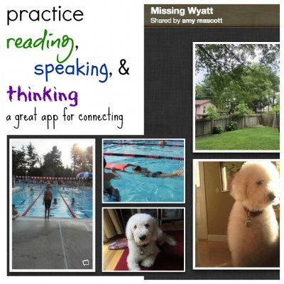 practice reading, speaking, and thinking: an app for connecting