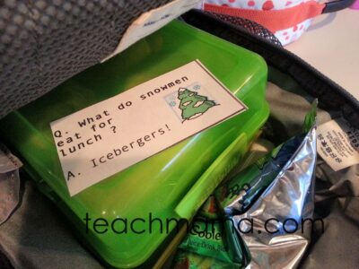 holiday joke notes & fun facts