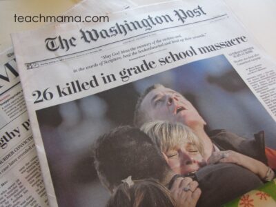 talk to kids about scary news--wa po cover