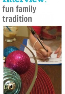 new years family interview