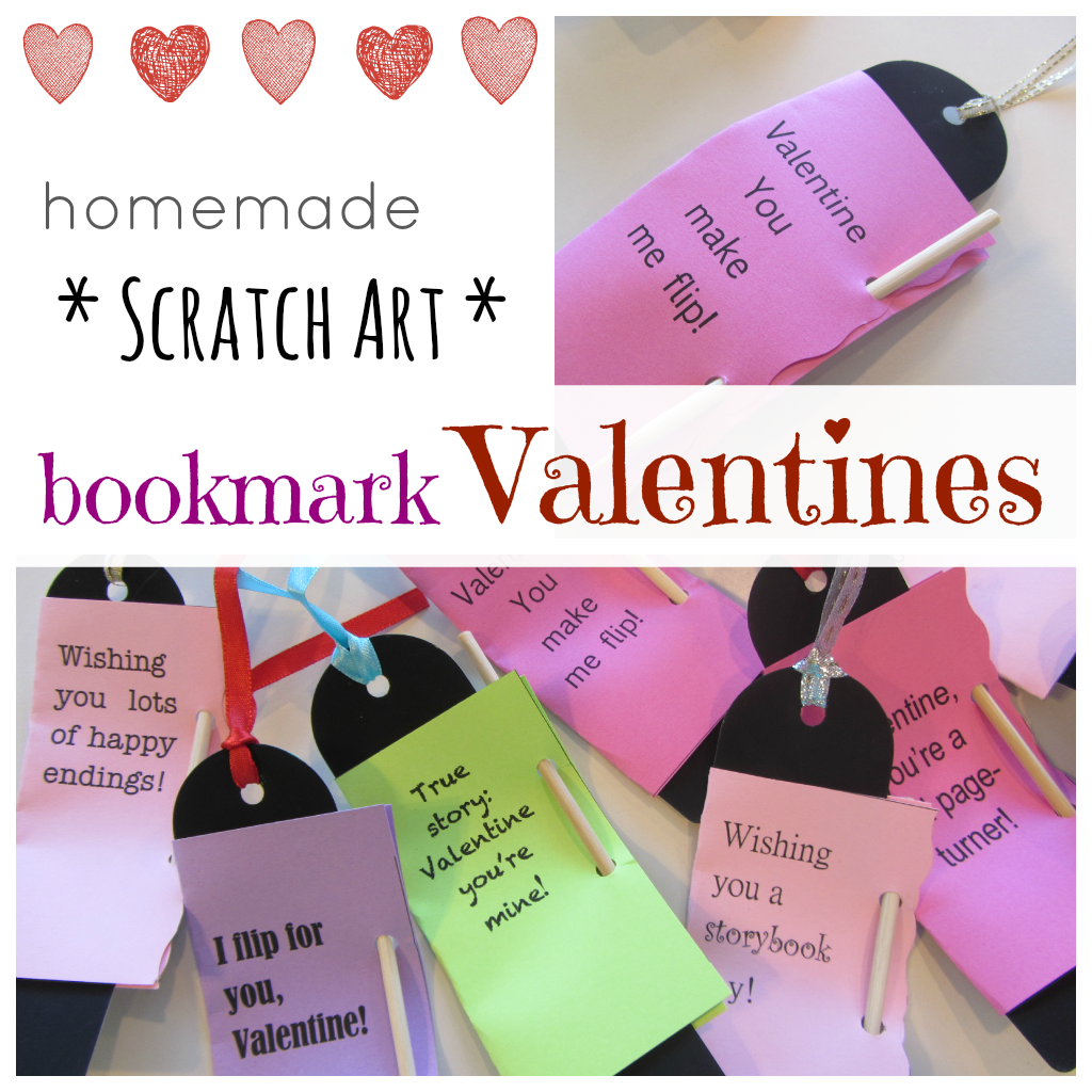 homemade bookmark valentines cover