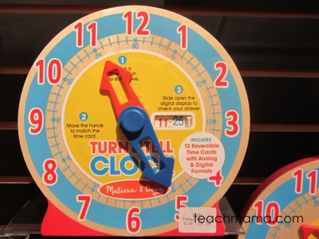 toy fair melissa & doug clock